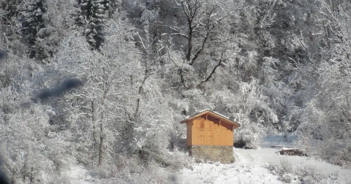 A cottage owner draining water lines in a utility room before closing an Ontario cottage for winter
